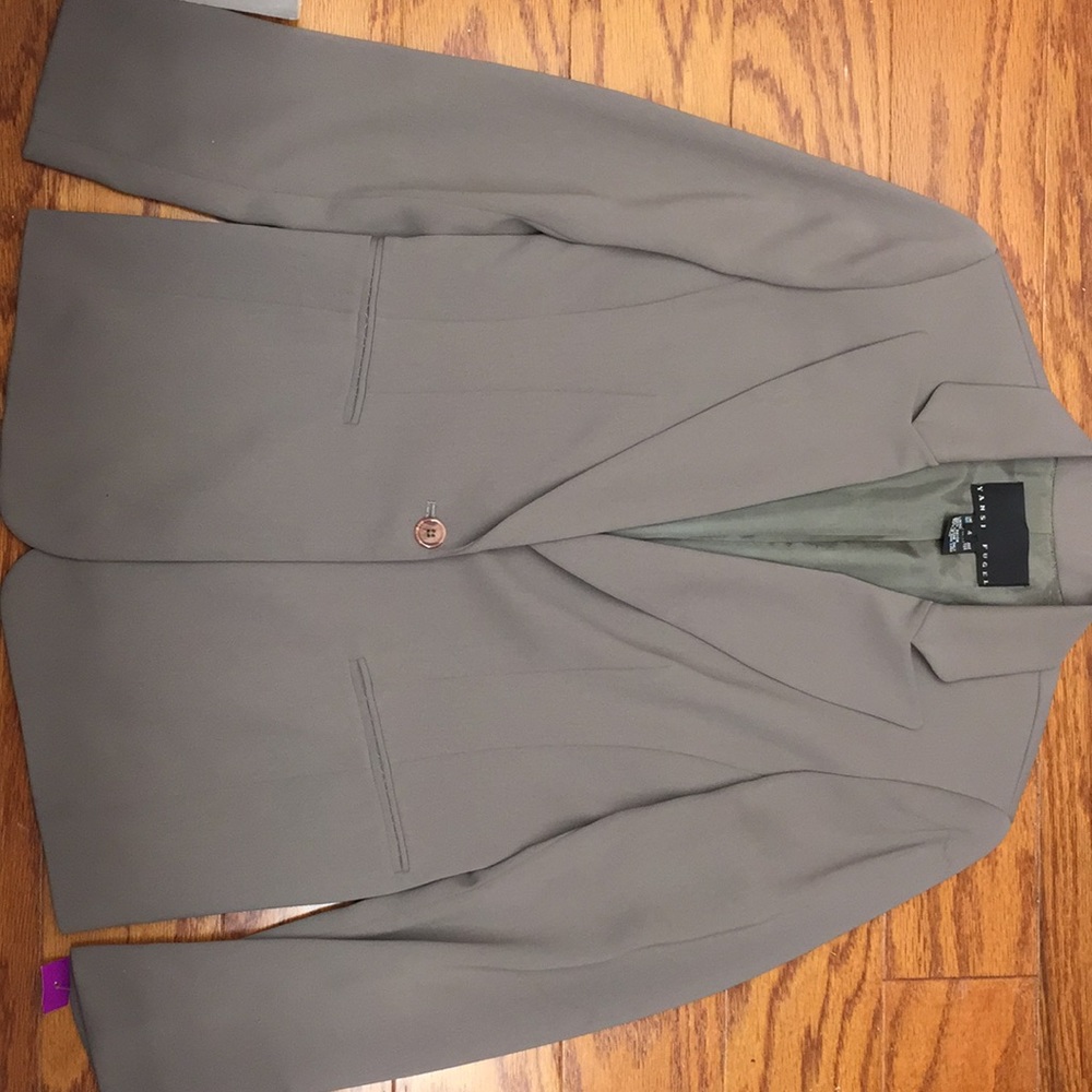 Gray/Brown Blazer